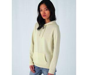 B&C BCW04W - Hoodie # woman Rosa pálido