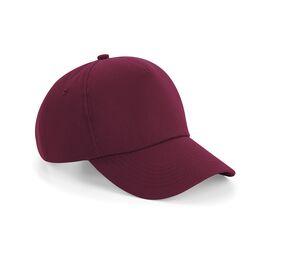 Beechfield BF025 - gorra de 5 paneles Borgoña