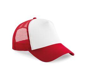 Beechfield BF640 - Gorra de Camionero Americano Classic Red / White