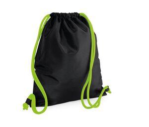 Bag Base BG110 - Bolsa de gimnasio premium Black/ Lime Green