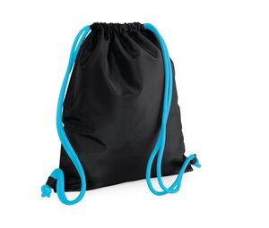 Bag Base BG110 - Bolsa de gimnasio premium Black/ Surf Blue