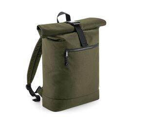 Bag Base BG286 - Mochila con rodillo de material reciclado Military Green