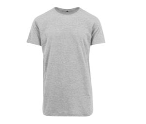 Build Your Brand BY028 - Camiseta larga BY028 Heather Grey