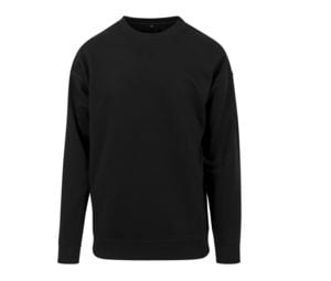 BUILD YOUR BRAND BY075 - Sweat homme col rond Negro