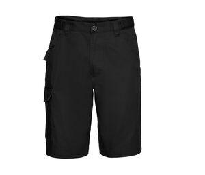 RUSSELL JZ002 - Pantalon corto de trabajo Negro