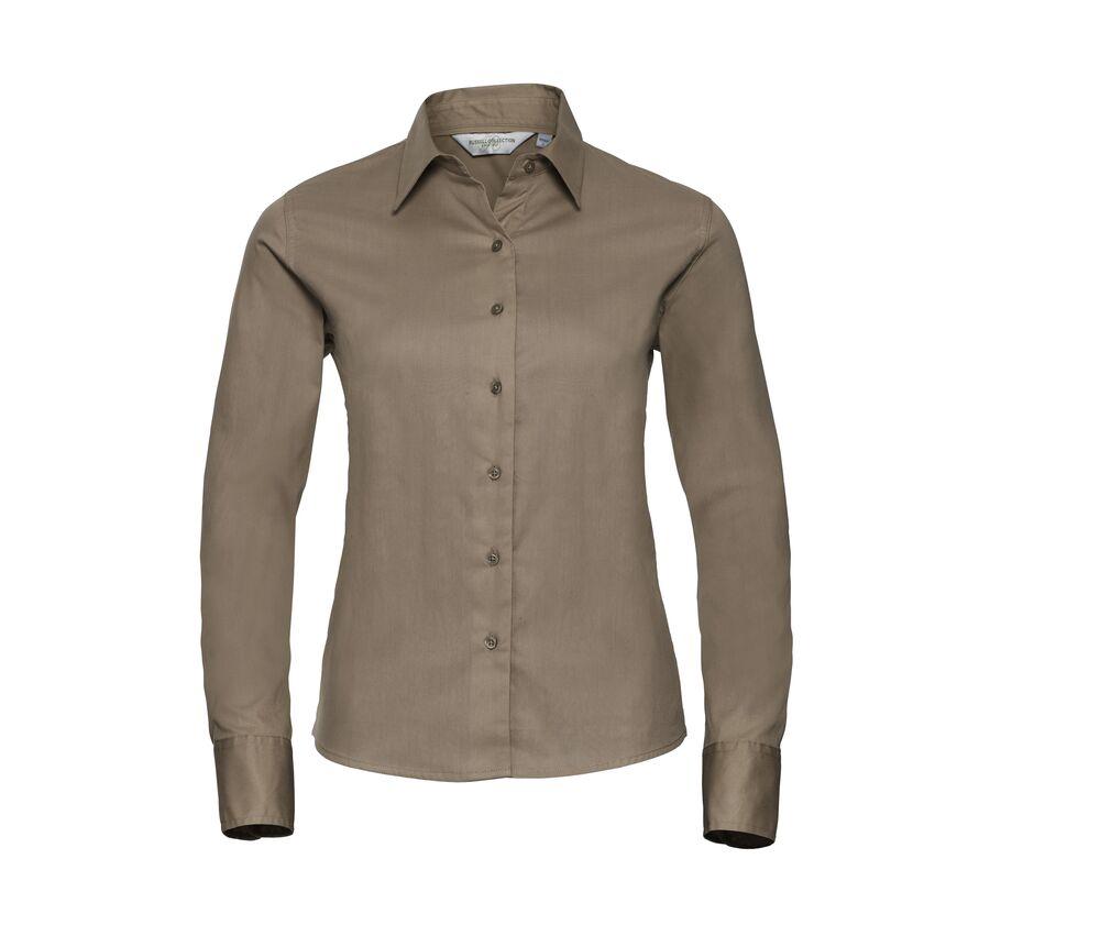 Russell Collection JZ16F - Ladies' Long Sleeve Classic Twill Shirt