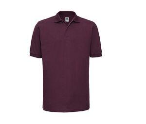 Russell JZ599 - Heardwearing Polycotton Polo Borgoña