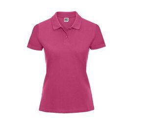 Russell JZ69F - Polo piqué mujer Fucsia