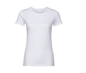 Russell RU108F - Camiseta orgánica Blanca
