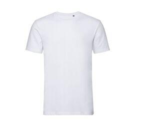 Russell RU108M - Camiseta orgánica hombre Blanca