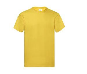 Fruit of the Loom SC220 - Camiseta de cuello redondo para hombre Yellow