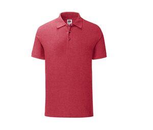 Fruit of the Loom SC3044 - polo icónico Heather Red