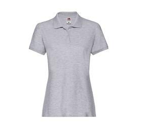 Fruit of the Loom SC386 - Polo de algodón para mujer Heather Grey