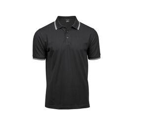 Tee Jays TJ1407 - Collar de polo hombre y mangas contrastantes Black / White