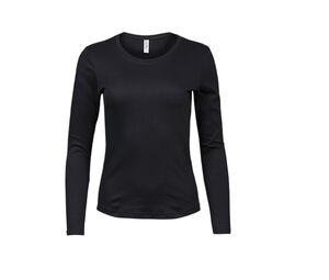 Tee Jays TJ590 - Camiseta de mujer de manga larga Negro