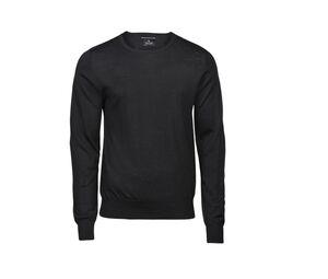 Tee Jays TJ6000 - Suéter de cuello redondo para hombres Negro