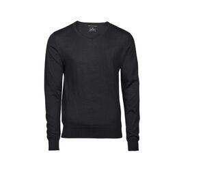 Tee Jays TJ6001 - Suéter V -neck para hombres Negro