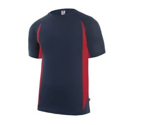 VELILLA V5501 - Camiseta técnica bicolor Navy / Red