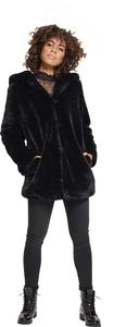 Urban Classics TB2375C - Abrigo con capucha Teddy para mujer