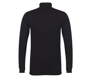 SF Men SF125 - Camiseta con cuello vuelto Negro