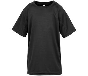 Spiro SP287J - Camiseta transpirable AIRCOOL para Niños Negro