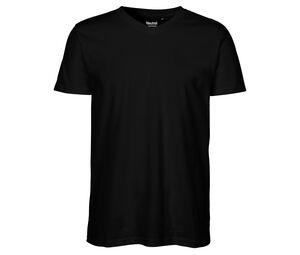 Neutral O61005 - Camiseta hombre cuello pico Negro