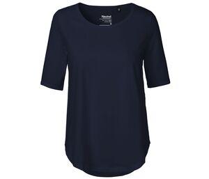 Neutral O81004 - Camiseta de mujer de media manga Navy