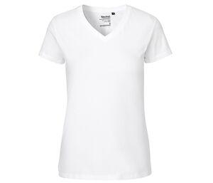 Neutral O81005 - Camiseta con cuello de pico para mujer Blanca