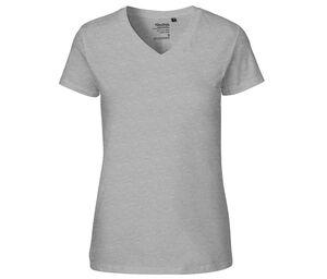 Neutral O81005 - Camiseta con cuello de pico para mujer Sport Grey