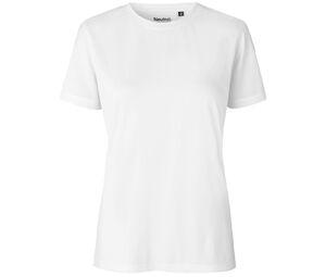 Neutral R81001 - Camiseta de poliéster reciclado transpirable para mujer Blanca