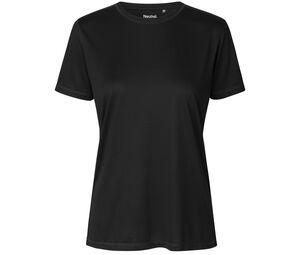 Neutral R81001 - Camiseta de poliéster reciclado transpirable para mujer Negro