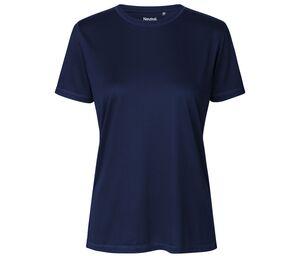 Neutral R81001 - Camiseta de poliéster reciclado transpirable para mujer Navy