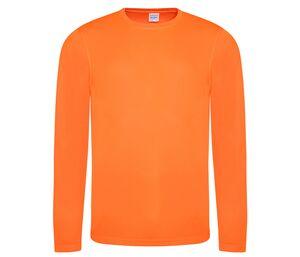 Just Cool JC002 - Camiseta transpirable de manga larga neoteric ™ Electric Orange