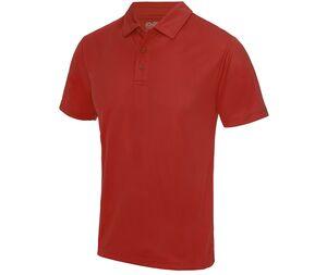 Just Cool JC040 - Polo de hombre transpirable Fire Red