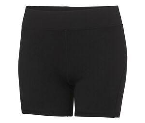 Just Cool JC088 - Pantalones cortos deportivos femeninos Jet Black