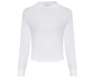 Just Cool JC116 - Camiseta mujer espalda cruzada Arctic White
