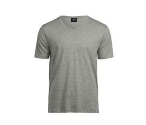 Tee Jays TJ5004 - Camiseta cuello pico hombre Heather Grey