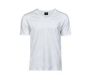 Tee Jays TJ5004 - Camiseta cuello pico hombre Blanca