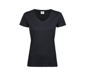 Tee Jays TJ5005 - Camiseta mujer cuello pico Negro