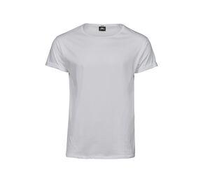 Tee Jays TJ5062 - Camiseta de manga enrollada Blanca