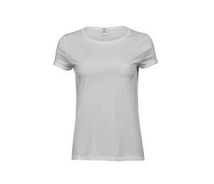 Tee Jays TJ5063 - Camiseta de manga enrollada Blanca