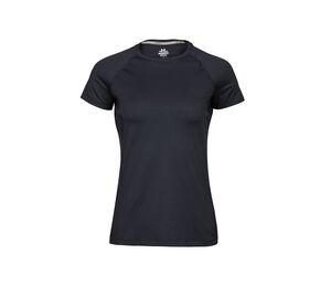 Tee Jays TJ7021 - Camiseta deportiva para mujeres Negro
