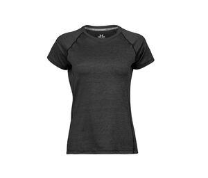 Tee Jays TJ7021 - Camiseta deportiva para mujeres Black Melange