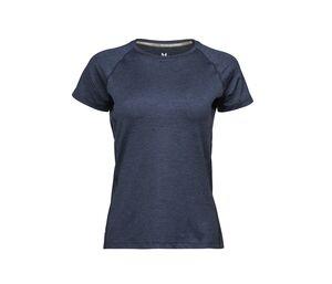 Tee Jays TJ7021 - Camiseta deportiva para mujeres Navy Melange