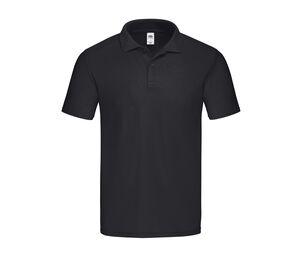 Fruit of the Loom SC282 - Polo de algodón Negro