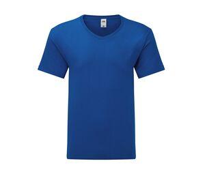 Fruit of the Loom SC154 - Camiseta hombre cuello pico Royal Blue