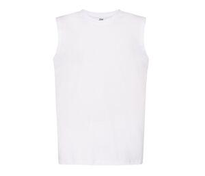 JHK JK406 - Camiseta sin mangas para hombre Blanca