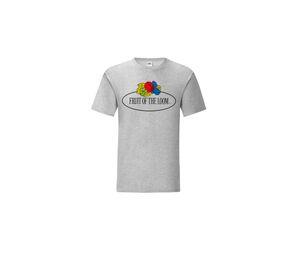 FRUIT OF THE LOOM VINTAGE SCV150 - Camiseta de hombre con logo de Fruit of the Loom Heather Grey