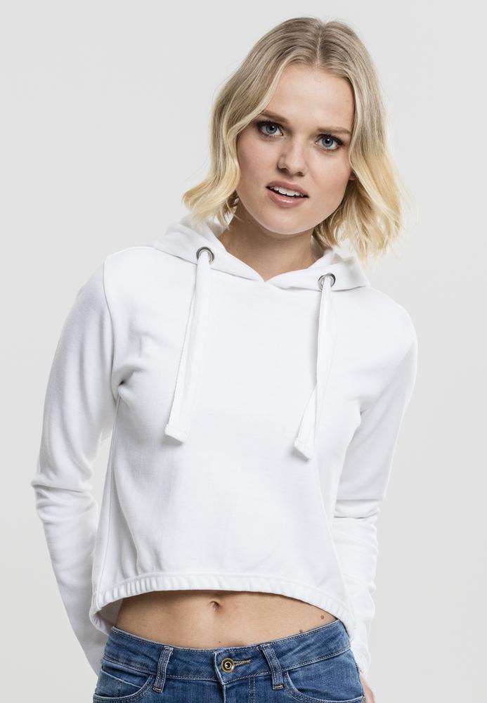 Urban Classics TB1717C - Sudadera corta con capucha Interlock para mujer