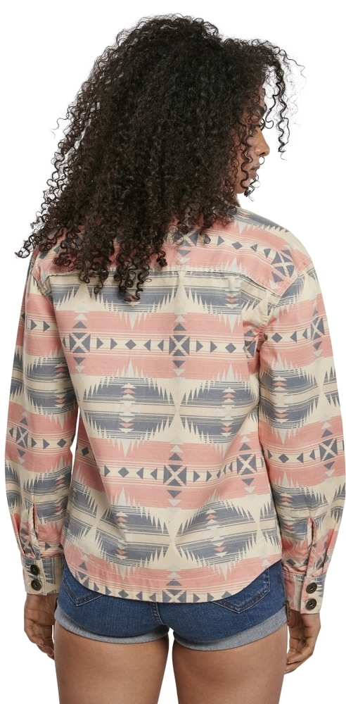 Urban Classics TB3661C - Chaqueta estilo camisa de talla grande para mujer Inka